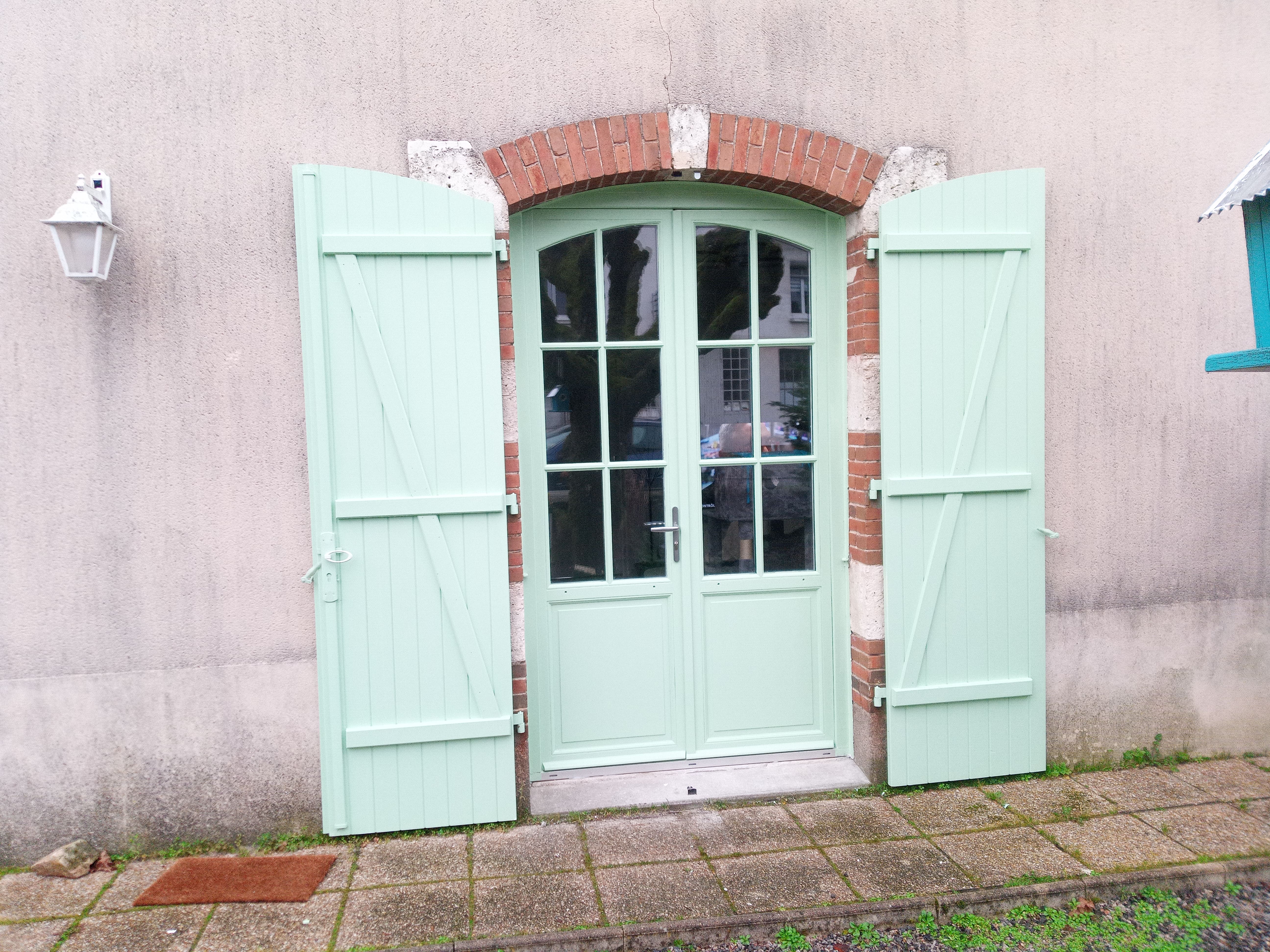 Porte d'entrée aluminium